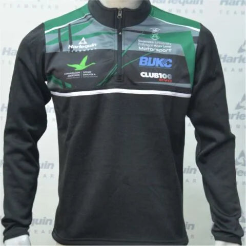 Jakke med kvart glidelås