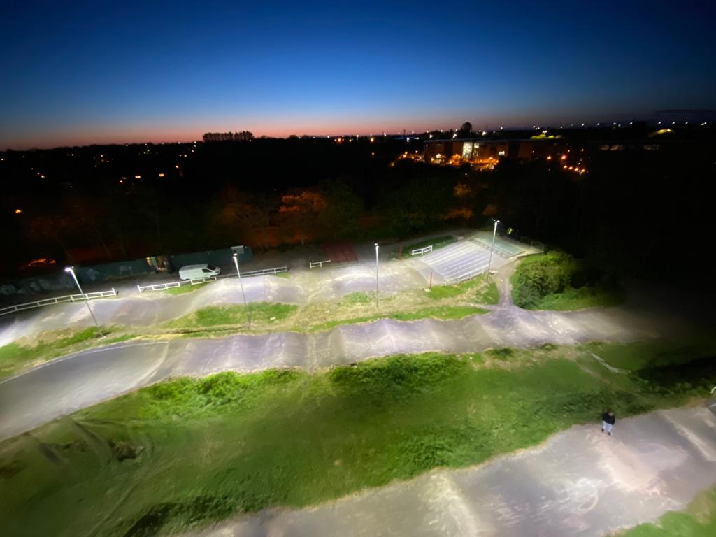Utendørs arenabelysning
