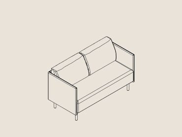 Cote office sofa & armchair