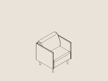 Cote office sofa & armchair