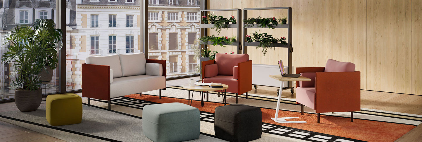 Cote office sofa & armchair